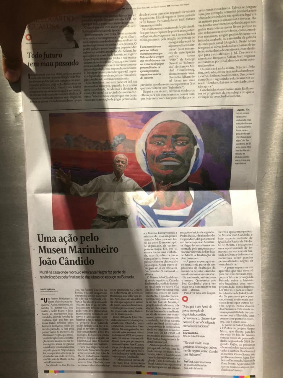 jornal sobre museu joao candido
